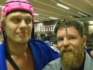 met Christian Graugart, BJJ Globetrotters Sumercamp 2016 Leuven